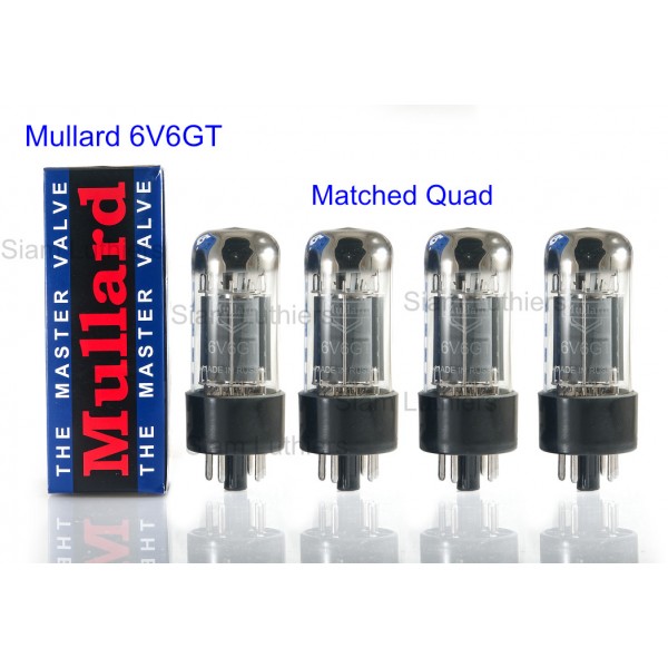 Mullard 6V6GT Matched Quad Mullard 6V6GT Matched Quad